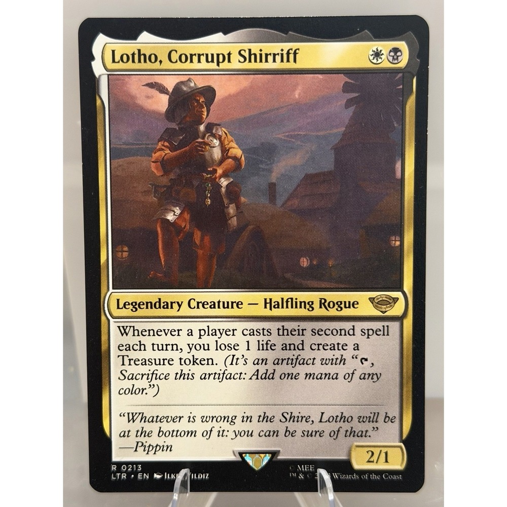 Lotho, Corrupt Shirriff ;  The Lord of the Rings Regular English